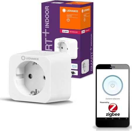 Chytrá EU napájecí zásuvka 230V 3680W 16A LEDVANCE SMART+ ZigBee