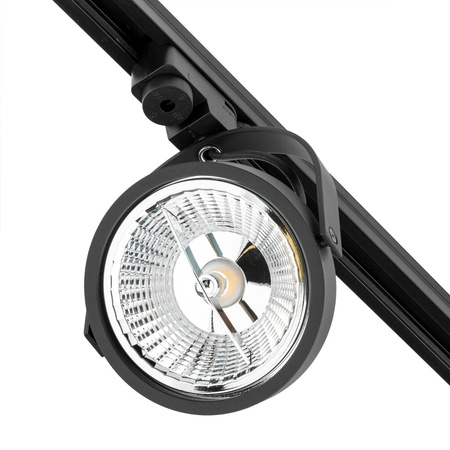 Kolejové bodové svítidlo LEON ES111 stropní svítidlo Pohyblivé černé