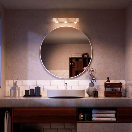 Reflektorové stropní svítidlo 3x GU10 IP44 bílé Kosipo Philips