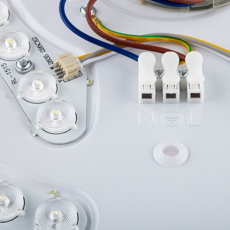 LED stropní koupelnový plafón 72W 3000-6500K White Round Diamond 57cm + dálkové ovládání