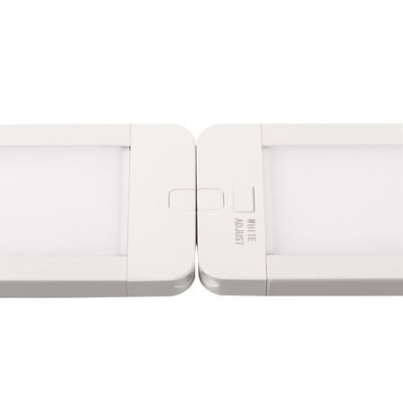 Lineární světlo LED pod skříňku 9W 1200lm CCT obdélníkové bílé stmívatelné Daxa-M-Ir Kanlux