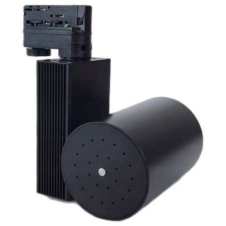 LED dráhové světlo 30W 3000K lampa pro 3fázové dráhy černá