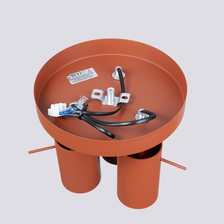 Bodové stropní svítidlo Tuba 3x GU10 Ochre Red Ring Bittersweet Shimmer SL.1509 Sollux