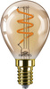 LED kulová žárovka E14 P45 3W = 25W 250lm 2200K Teplá bílá vlákno jantarové PHILIPS Stmívatelné