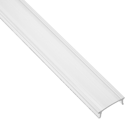 Povrchový Hliníkový Profil pro LED KM36, Stříbrný 1m + Průhledná Krytka + Záslepky LUMILED