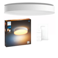 LED Plafond Enrave White 48W 55cm CCT PHILIPS HUE Bluetooth stropní svítidlo + stmívač