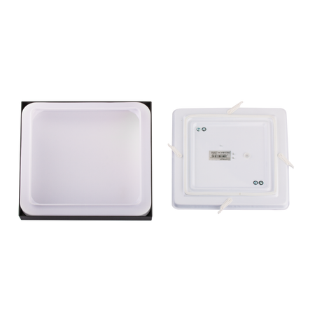 LED stropní plafon 2x E27 DUALIO Square IP44 30cm LUMILED