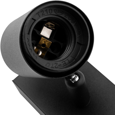 Nástěnné svítidlo LED Spot E27 GLASA Black Lumiled