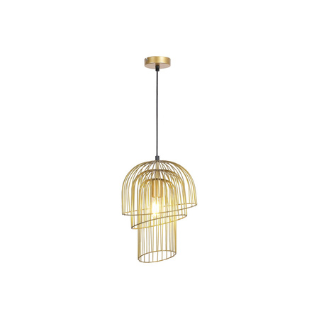 Závěsné stropní svítidlo Overhang E27 Gold Modern Rowena Rabalux