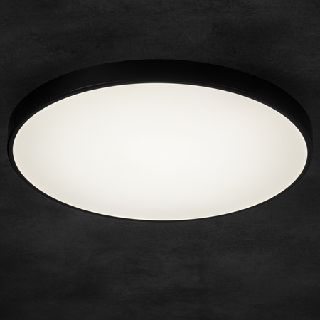 Plafond LED stropní panel Povrchová svítidla 20W 2060lm CCT RGB Round Black Dimmable S Kanlux