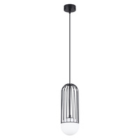 BRINA 1 G9 Black Moderní stropní závěsné svítidlo SOLLUX