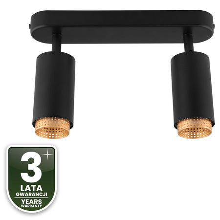 Reflektorové stropní svítidlo SPOT TUBA GU10 černé ELIGIS LUMILED