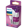 LED kulová žárovka E14 P45 5W = 40W 470lm 2700K Teplá bílá PHILIPS