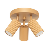 Stropní svítidlo Plafond Tuba Spot 3x GU10 Gold Carbon Deep Space SL.1563 Sollux