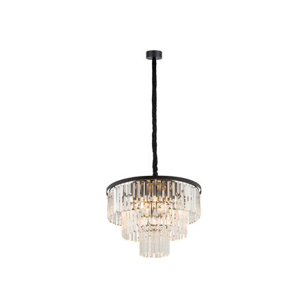 Stropní lustr 9x E14 Black Glamour CRISTAL M 7616 Nowodvorski