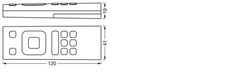 Dálkové ovládání RGB CCT Ovladač barev Stmívání SMART+ WIFI LEDVANCE