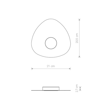 ORGANIC I 8305 stropní svítidlo Nowodvorski White GX53 Plafond Modern