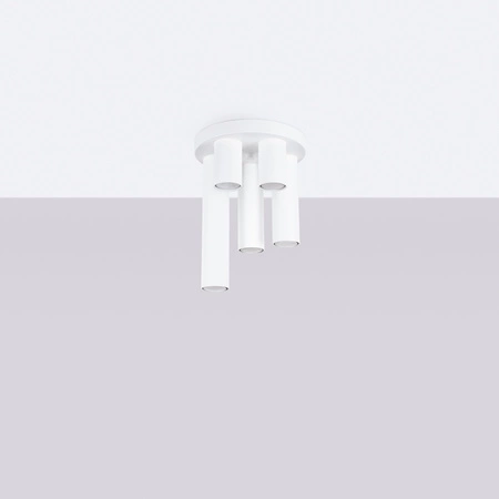 Stropní plafon Tuba Spot 5x GU10 White Lagos Ocean Green SL.1465 Sollux