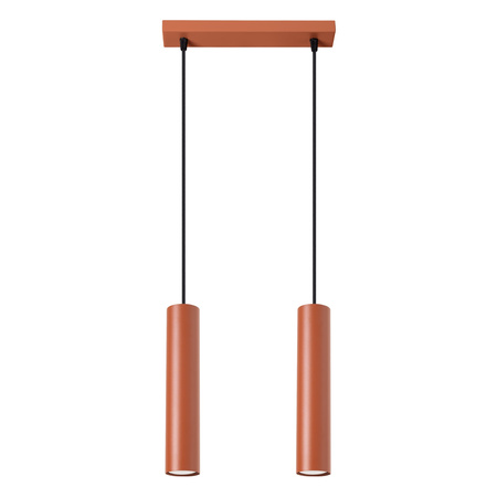 Stropní závěsné svítidlo Overhanging Tuba Spot 2x GU10 Ochre Red Lagos Ocean Green SL.1490 Sollux