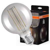 Dekorativní LED žárovka E27 G125 11W = 42W 500lm 1800K Teplá bílá 320° vlákno stmívatelné OSRAM Vintage 1906