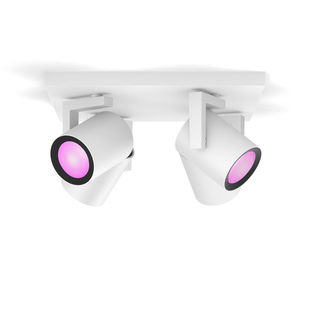 Bílá a barevná ambientní lampa Philips HUE Argenta 4x4,2W Bluetooth Zigbee