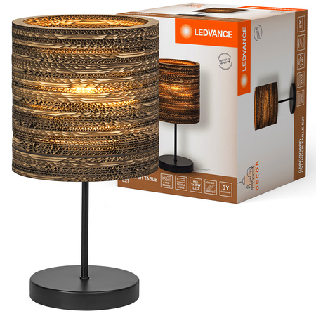 Stolní lampa Stolní svítidlo Stojací dekorativní E27 Hnědá USB-C Dekor Ledvance