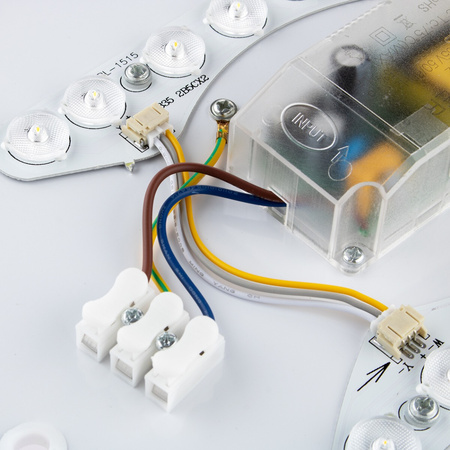 LED stropní koupelnový plafón 24W 3000-6500K White Round Diamond 39cm + dálkové ovládání