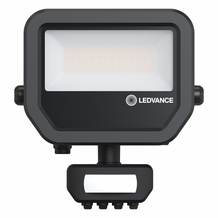 LED reflektor 17W 2200lm 3000K IP65 černý se senzorem pohybu LEDVANCE Floodlight