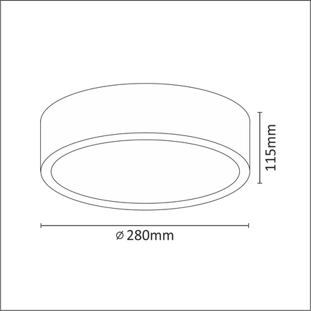 STROPNÍ SVÍTIDLO. DIDI MIX14011-2DEH 2xE14 DĚTSKÝ POKOJ GOLDLUX (Polux)