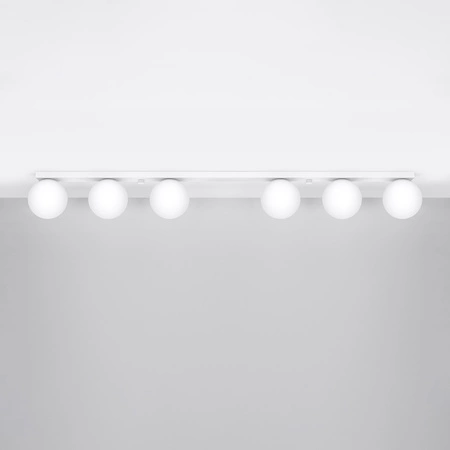 YOLI 6 6xG9 Bílé moderní stropní svítidlo SOLLUX