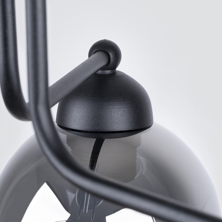 FILLAN 3 lustrové stropní svítidlo 3xE27 černé Moderní SOLLUX