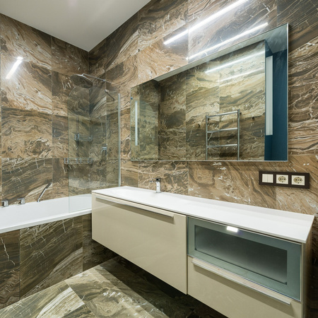 LED koupelnové nástěnné svítidlo TERMA KM6284 Svítidlo nad zrcadlo 8W 580lm 4000K 55cm