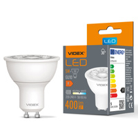 LED žárovka GU10 s reflektorem 5W = 50W 400lm 4000K Neutrální 36° Videx