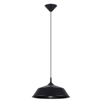 FRIKA E27 černá skandinávská stropní závěsná lampa SOLLUX