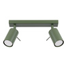 Bodové reflektorové stropní svítidlo Tuba 2x GU10 Olive Ring Bittersweet Shimmer SL.1501 Sollux