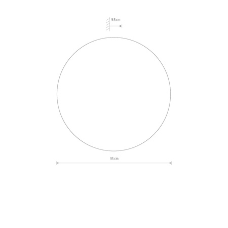 Nástěnné svítidlo LED 13W 160lm 3000K teplá hnědá Skandinávské RING TIMBER LED L 11291 Nowodvorski