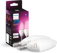 2PAK LED žárovka svíčka E14 B39 5,3W CCT RGB PHILIPS HUE White & COLOR Ambiance Bluetooth Zigbee