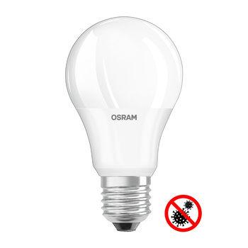 LED žárovka E27 A60 8.5W = 60W 806lm 2700K Teplá bílá 200° OSRAM ANTIBAKTER.