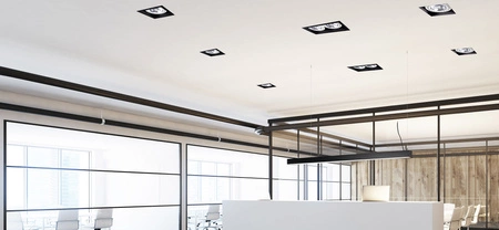 Stropní svítidlo MOD PLUS 9404 Nowodvorski Black GU10 bezrámové bodové moderní