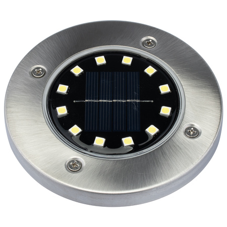 4x Zahradní lampa 12x LED SOLÁRNÍ ZEMNÍ IP44