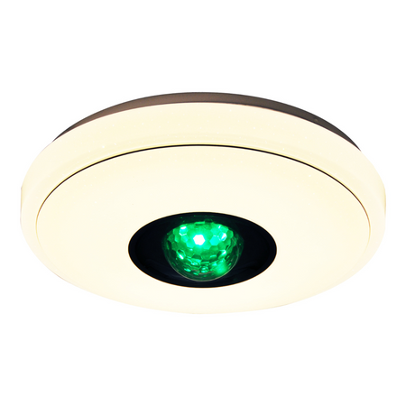 Přisazená LED stropní lampa 18W RGB + Teplá bílá MAGIC DISCO 38cm + dálkové ovládání