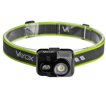 Dobíjecí čelovka 800LM CREE + SMD PRO SERIES VA0196 VAYOX