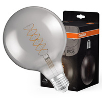 Dekorativní LED žárovka E27 G125 7.8W = 30W 360lm 1800K Teplá bílá 320° vlákno stmívatelné OSRAM Vintage 1906