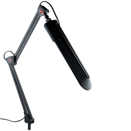 Stolní lampa LED na kreslení 7W 480lm 4500K 120° černá s držákem