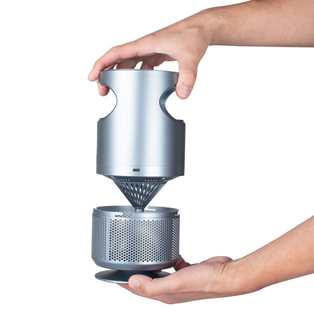 UV lampa s insekticidní pastí Elektrická stojící lucerna s ventilátorem 8xSMD 5W LED šedá VA0193 VAYOX