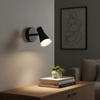 Nastavitelné nástěnné svítidlo 4.2W LED BERG 1 černá 3000K GOLDLUX (Polux)
