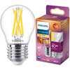LED žárovka E27 Ball P45 3,4W = 40W 470lm 2200-2700K Warm CRI90 FILAMENT Dimmable WarmGlow Philips
