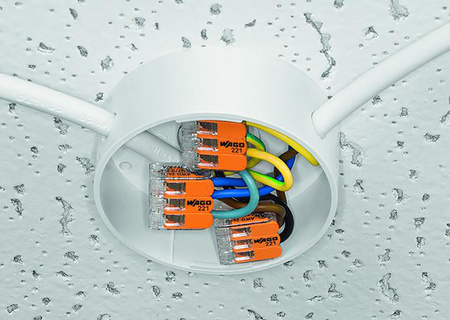 WAGO 221-412 Quick Connect Instalační konektor pro KABEL 2x0.2-4mm