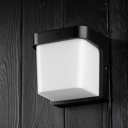 Zahradní nástěnné svítidlo E27 Elevation BLACK Square CORGI