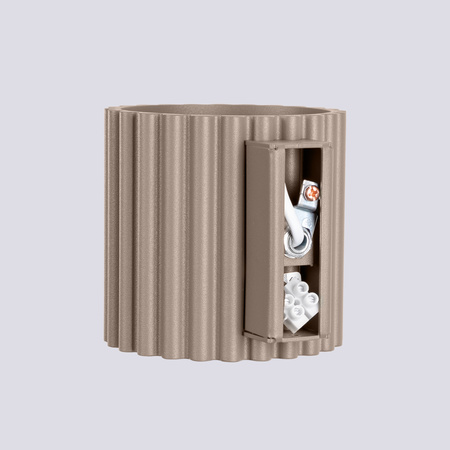 Nástěnné svítidlo Nástěnné svítidlo G9 hliník Taupe Aura Deep Space SL.1816 Sollux